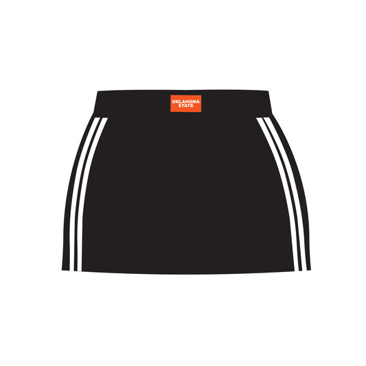 The Savannah Sporty Skort Oklahoma State Woven Label | Youth Black