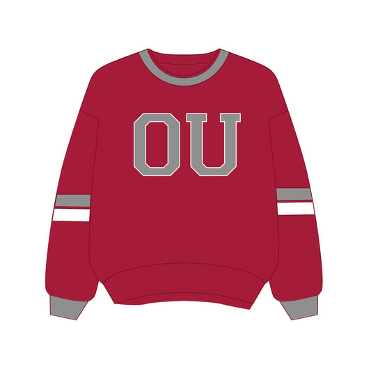 The Virginia Varsity Crewneck Oklahoma | Crimson