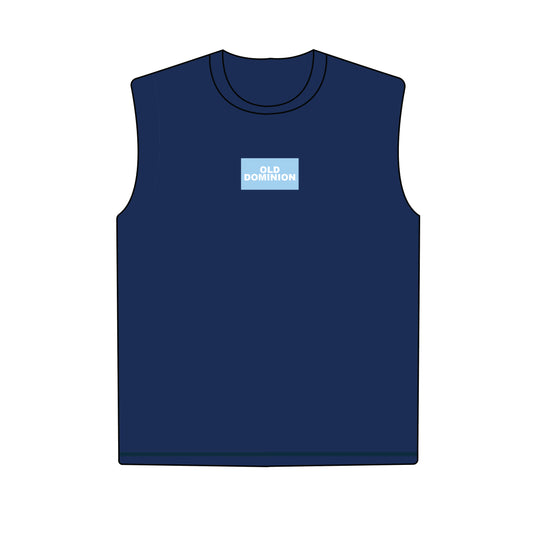 The Anna Active Tank Old Dominion Woven Label | Navy