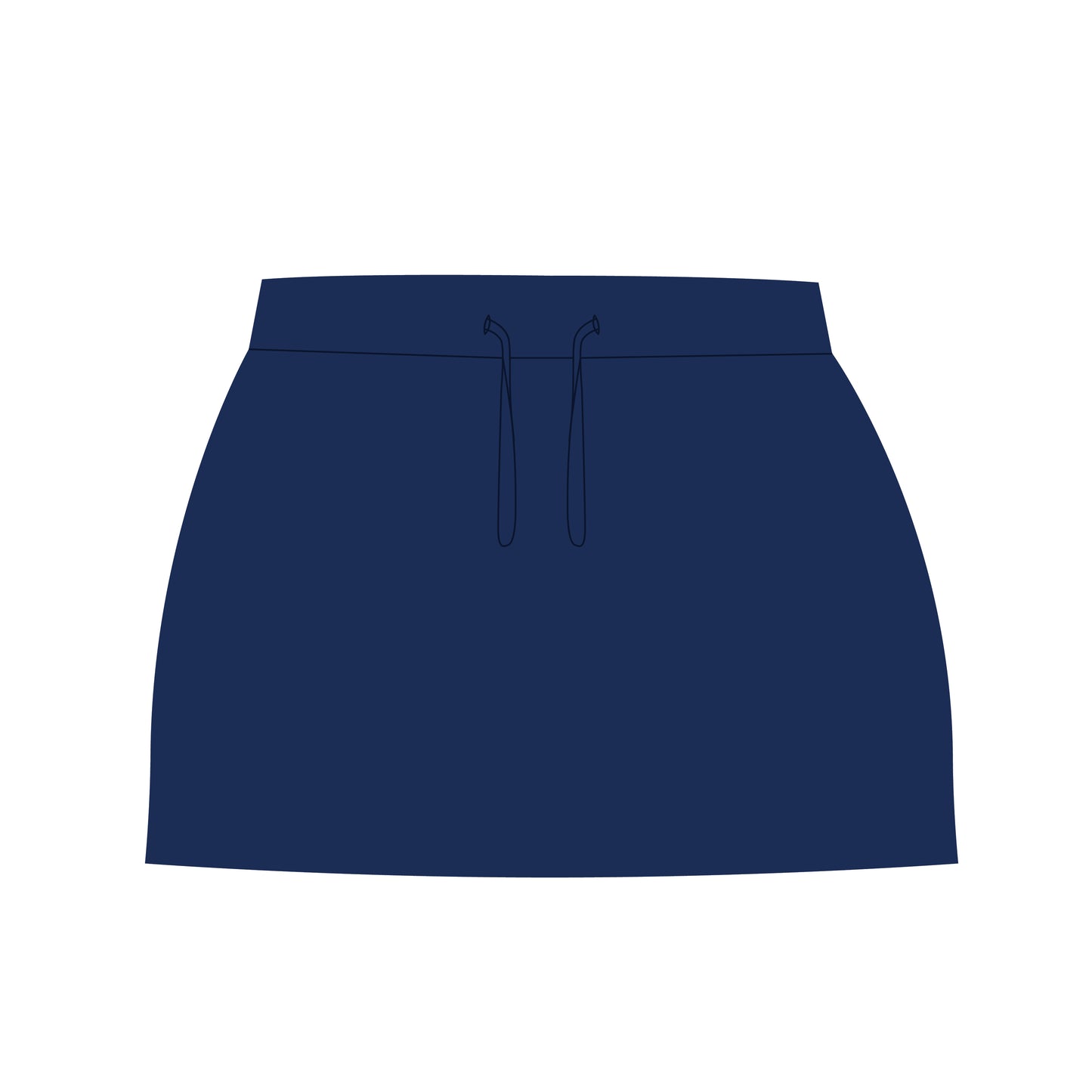 The Anna Active Skort Old Dominion Woven Label | Navy