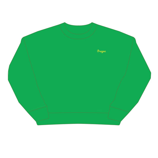 The Brooke Solid Crewneck Oregon | Kelly Green