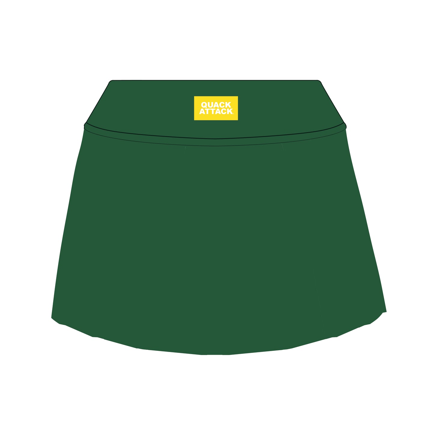The Alli Tennis Skort Quack Attack Woven Label | Youth Kelly Green