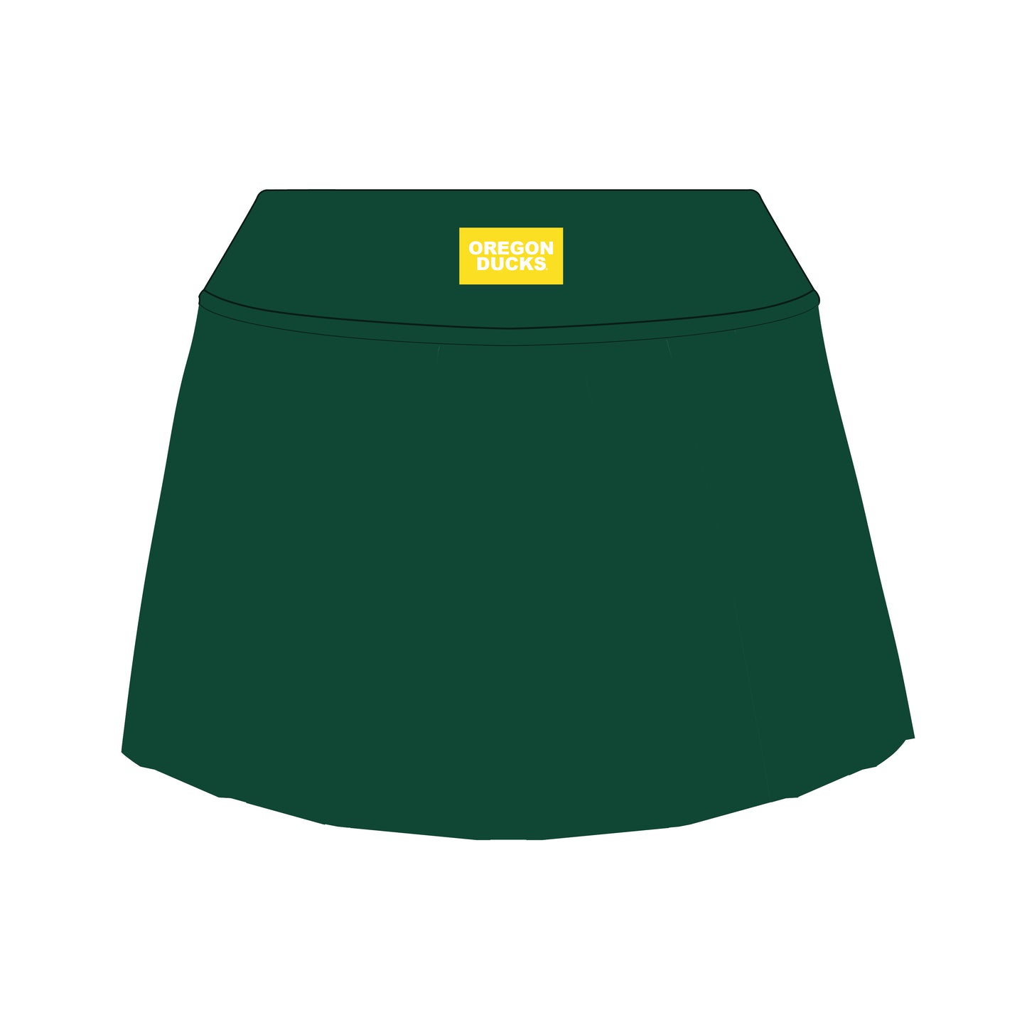 The Alli Tennis Skort Oregon Ducks Woven Label | Dark Green