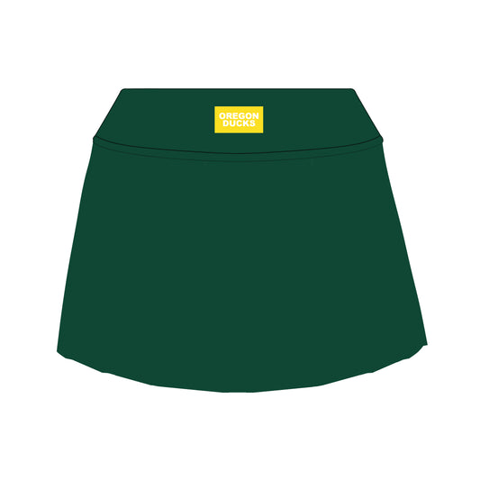 The Alli Tennis Skort Oregon Ducks Woven Label | Dark Green