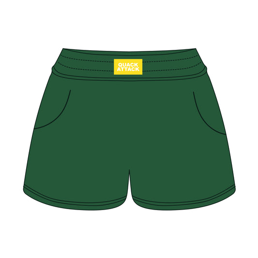 The Ava Airy Shorts Oregon Ducks Woven Label | Kelly Green