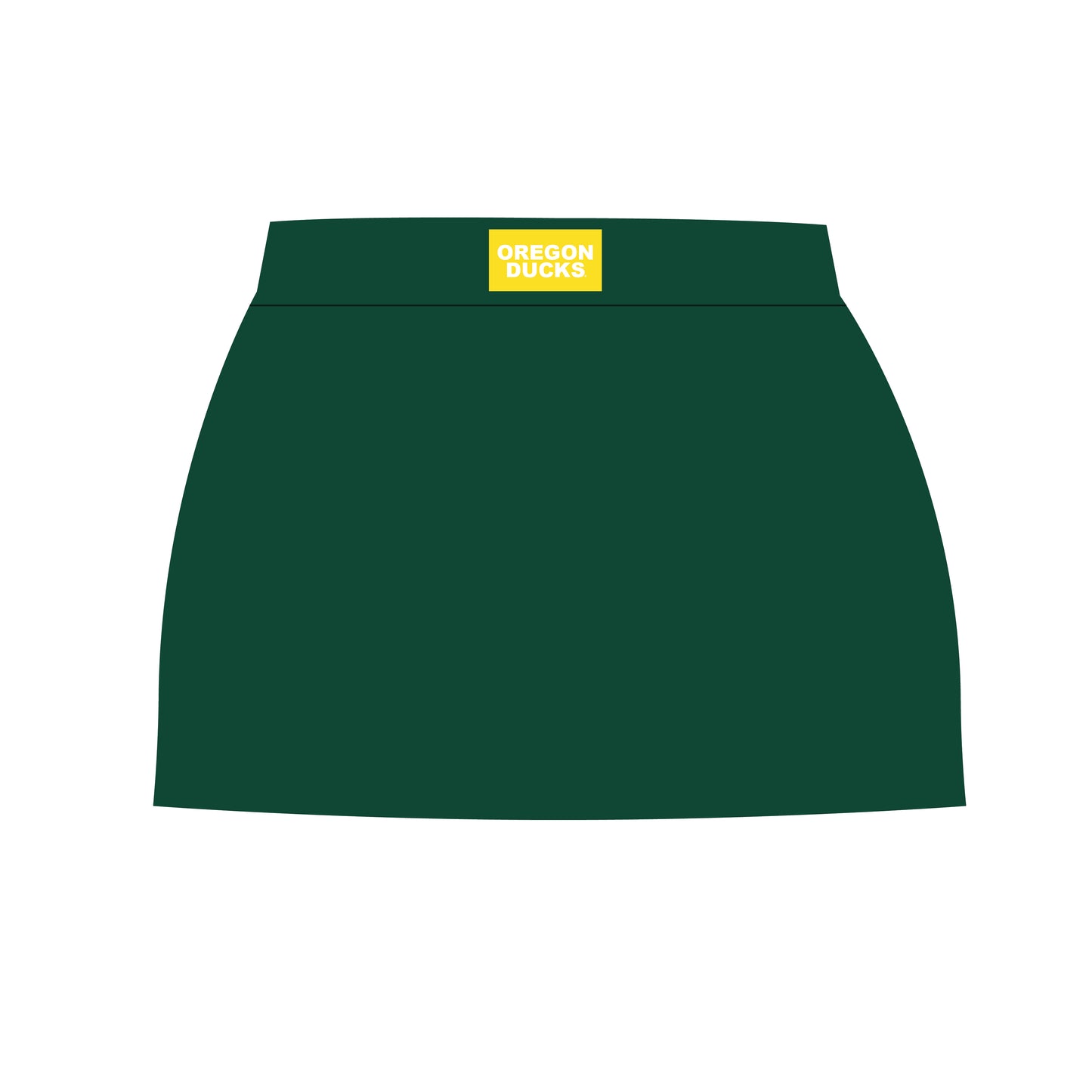 The Anna Active Skort Oregon Ducks Woven Label | Dark Green