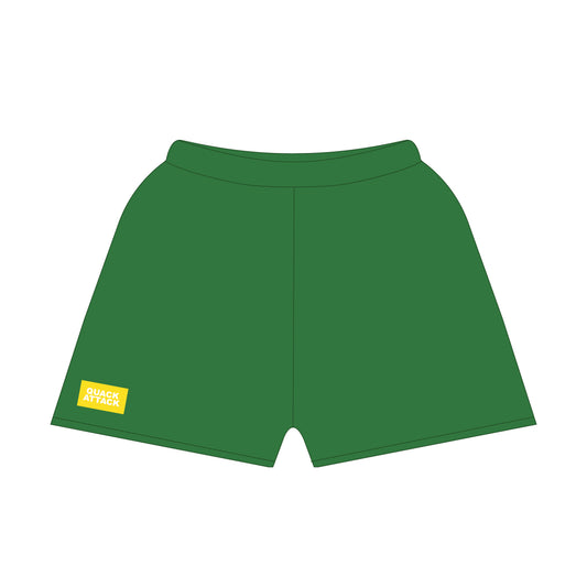The Becca Shorts Quack Attack Woven Label | Kelly Green