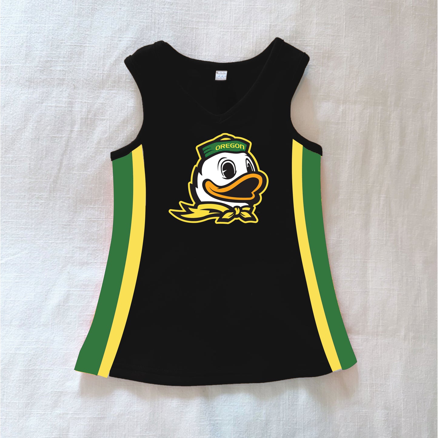 The Power Stripe Cheer Dress Oregon | Youth Black