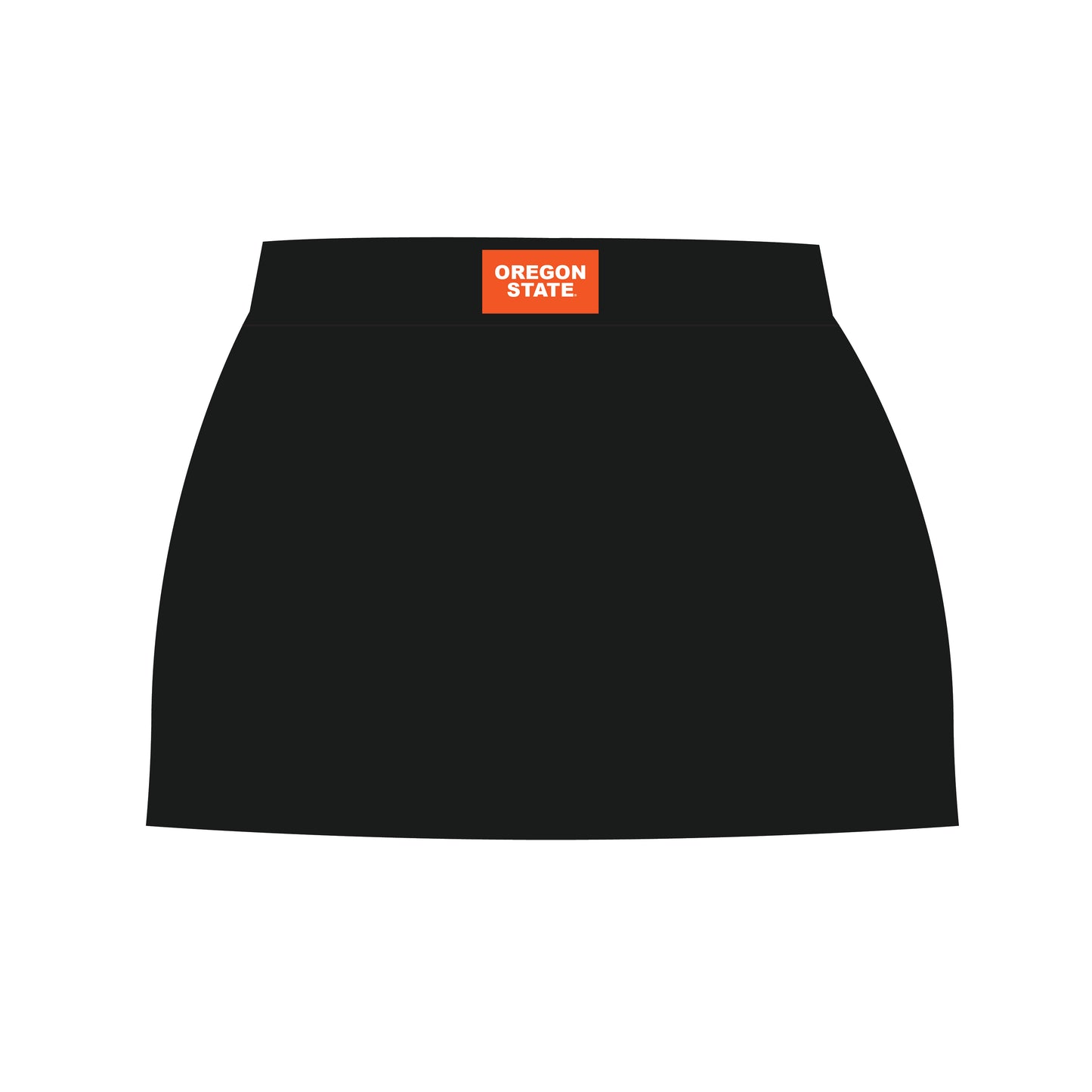 The Anna Active Skort Oregon State Woven Label | Youth Black
