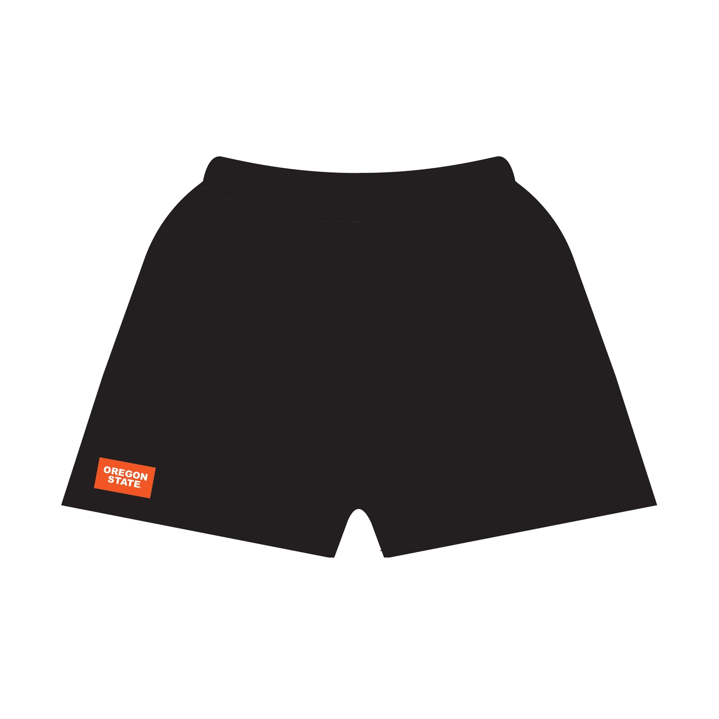 The Becca Shorts Black Oregon State Woven Label | Black