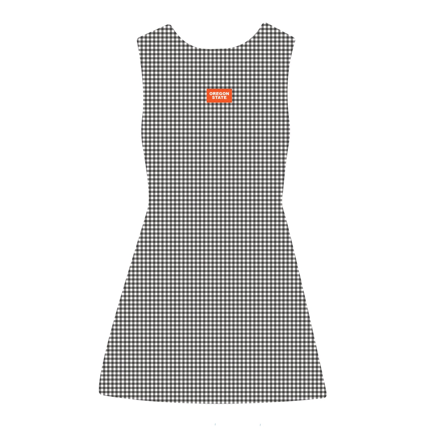 The Grace Gingham Dress Beaver Fever Woven Label | Black