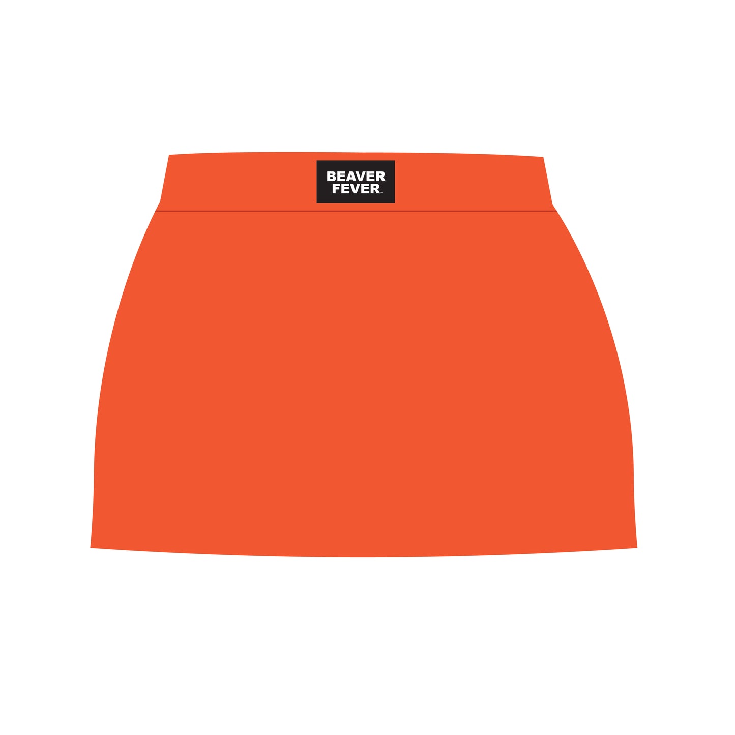 The Hayden High Waisted Skort Beaver Fever Woven Label | Youth Orange