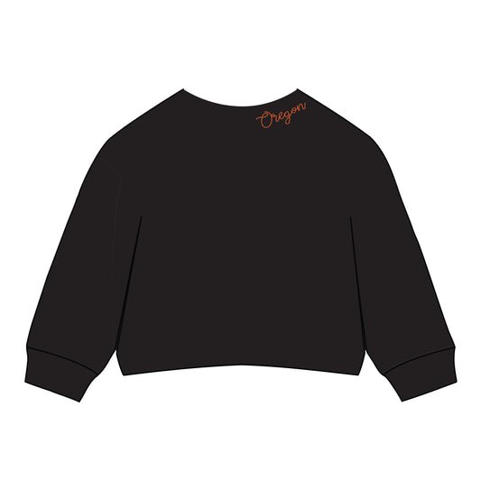 The Lexie Lounge Top Oregon State | Black