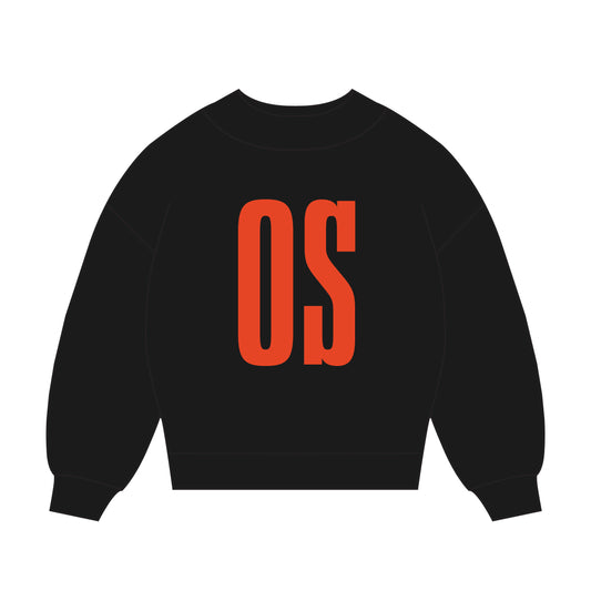 The Madi Varsity Mockneck Oregon State | Black