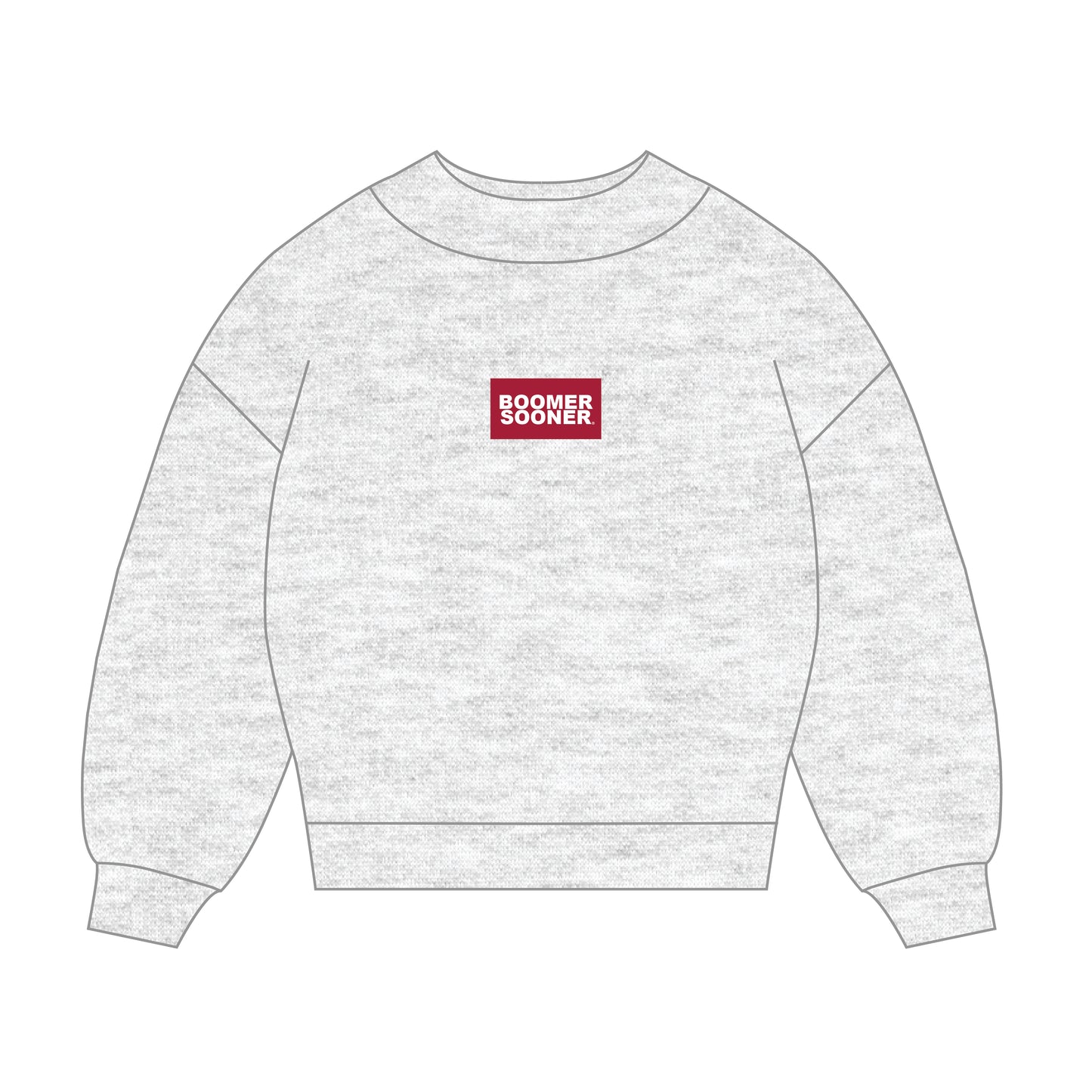 The Mary Mockneck Boomer Sooner Woven Label | Ash