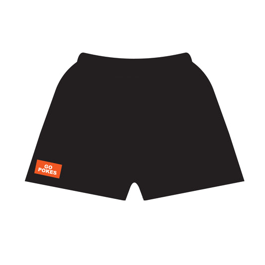 The Becca Shorts Go Pokes Woven Label | Youth Black