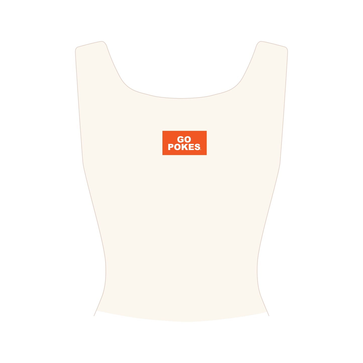 The Alli Ribbed Tank Go Pokes Woven Label | Youth Bone