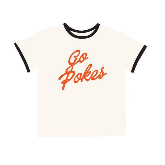 The Roxy Ringer Tee Oklahoma State | Bone