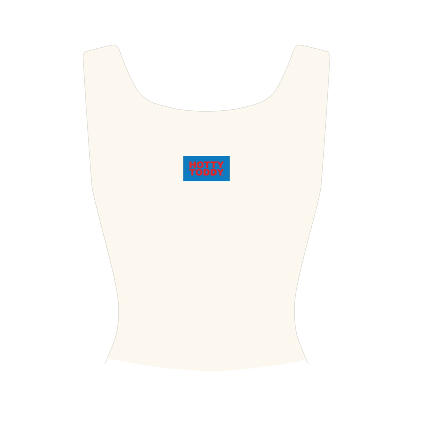 The Alli Ribbed Tank Hotty Toddy Woven Label | Youth Bone