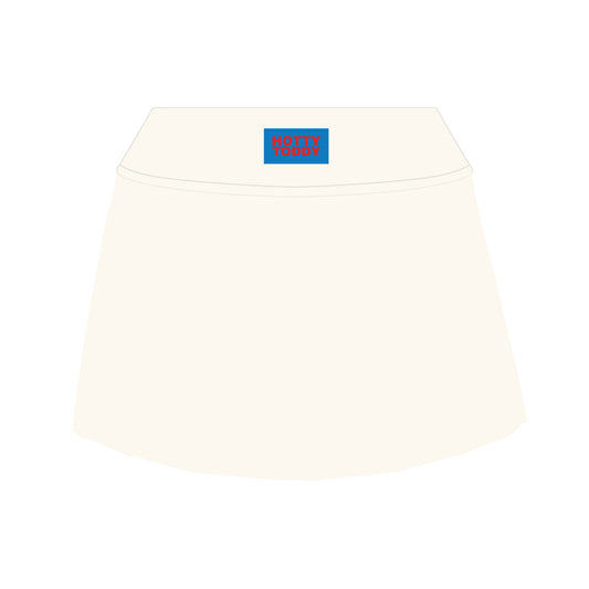 The Alli Tennis Skort Hotty Toddy Woven Label | Bone