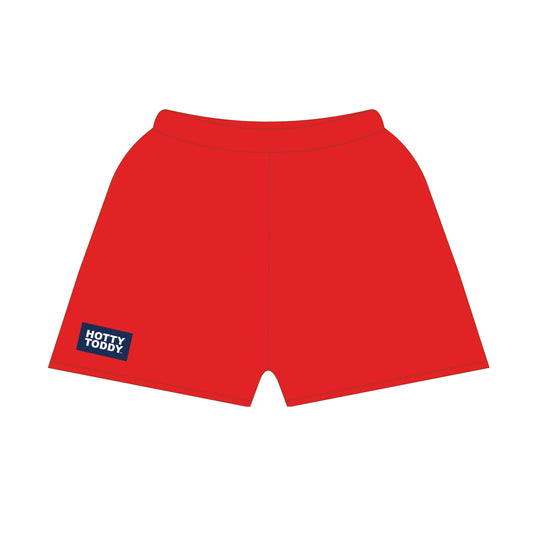 The Becca Shorts Hotty Toddy Woven Label | Youth Bright Red