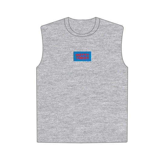 The Anna Active Tank Hotty Toddy Woven Label | Youth Heather Grey