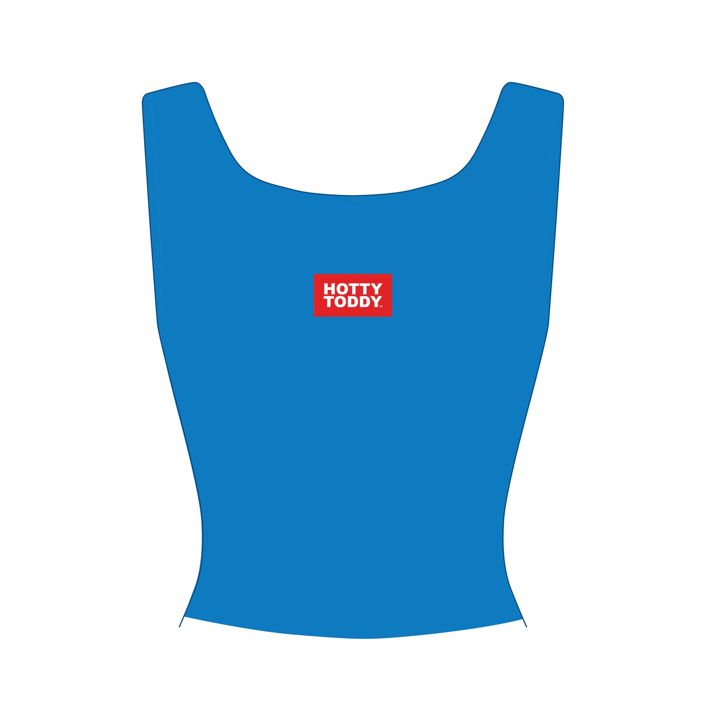 The Alli Ribbed Tank Hotty Toddy Woven Label | Youth Powder Blue