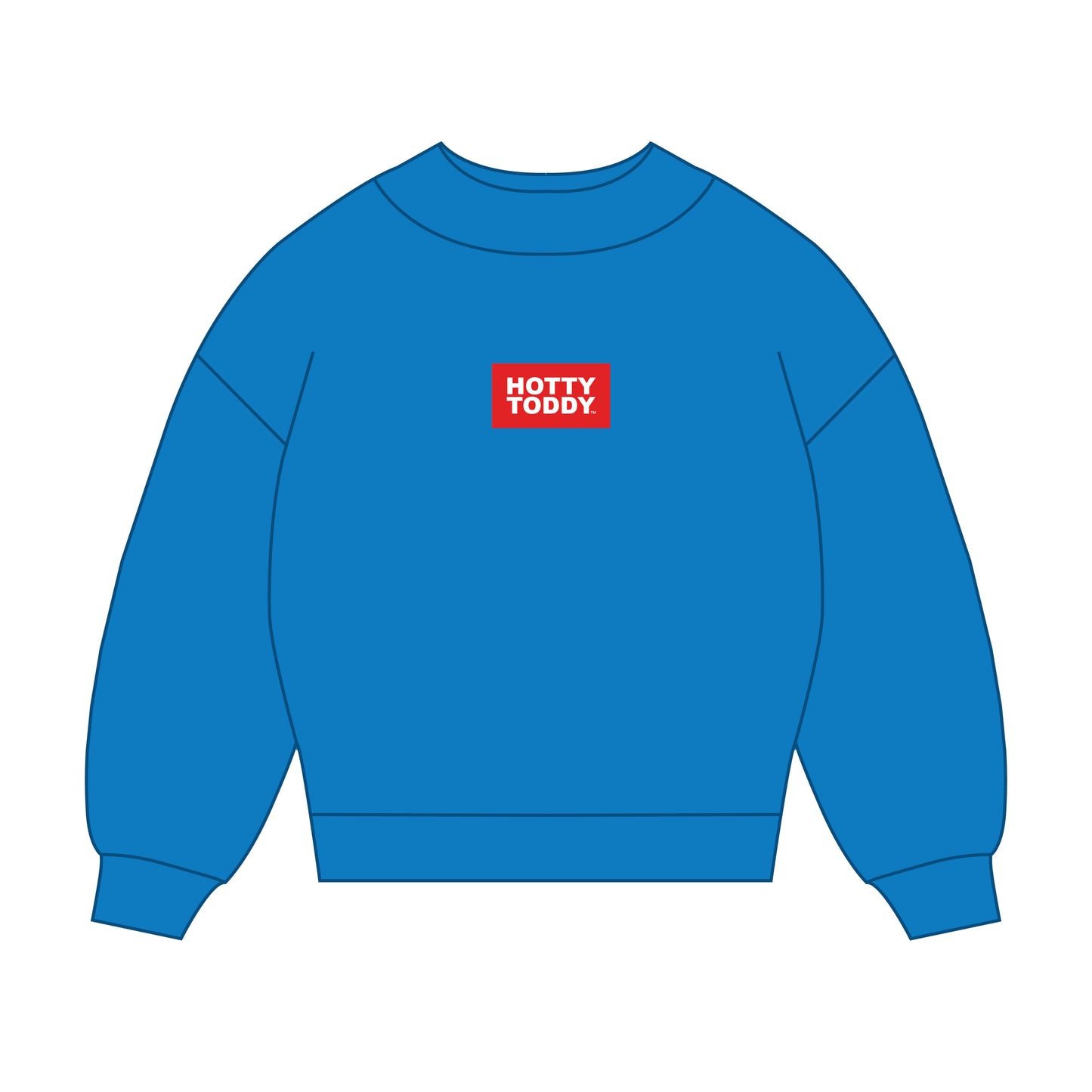 The Mary Mockneck Hotty Toddy Woven Label | Powder Blue