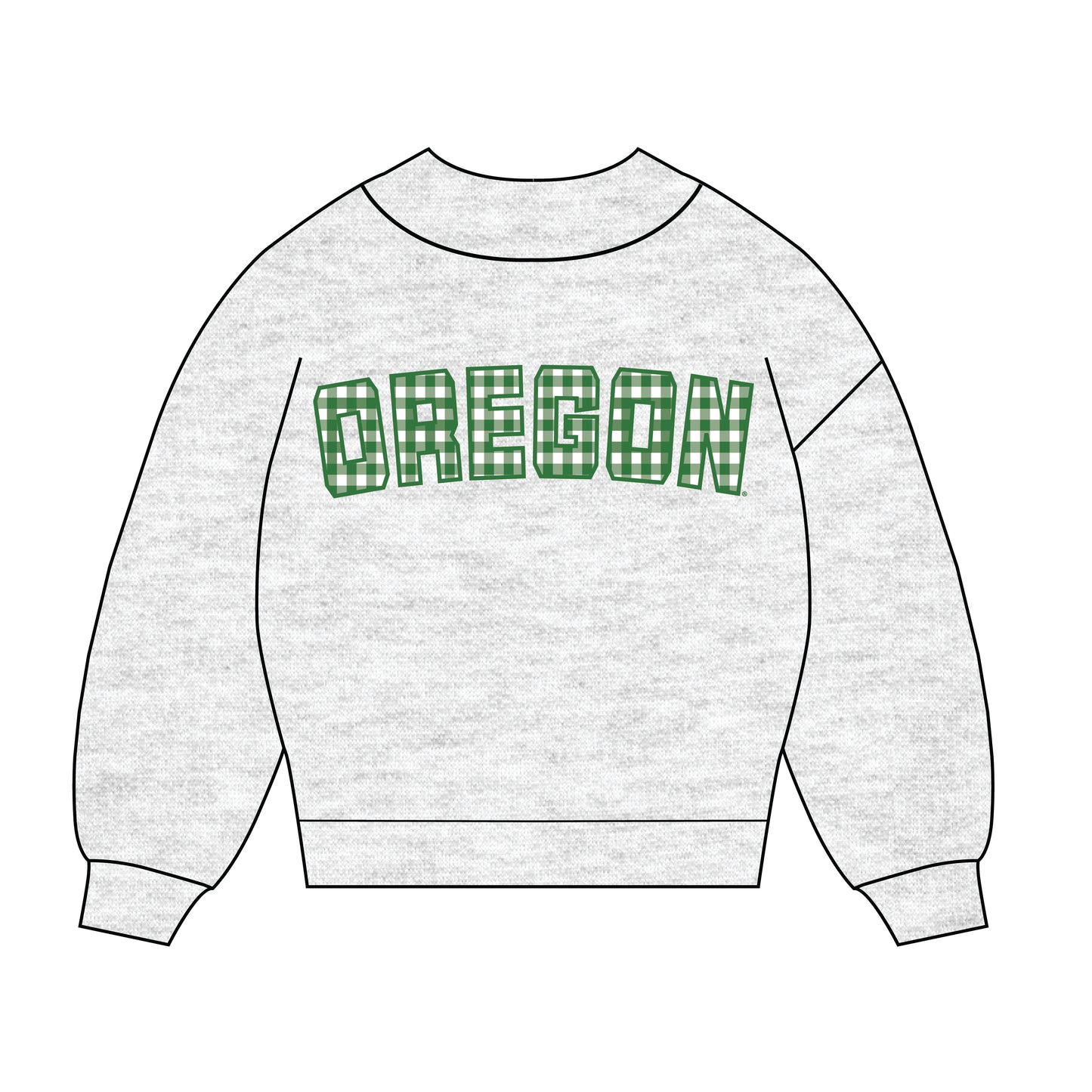 The Mallory Gingham Mockneck Oregon | Youth Ash