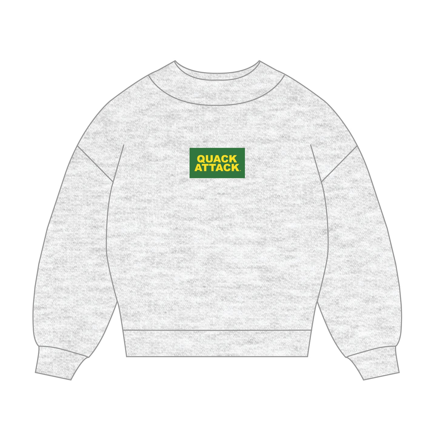 The Mary Mockneck Quack Attack Woven Label | Ash