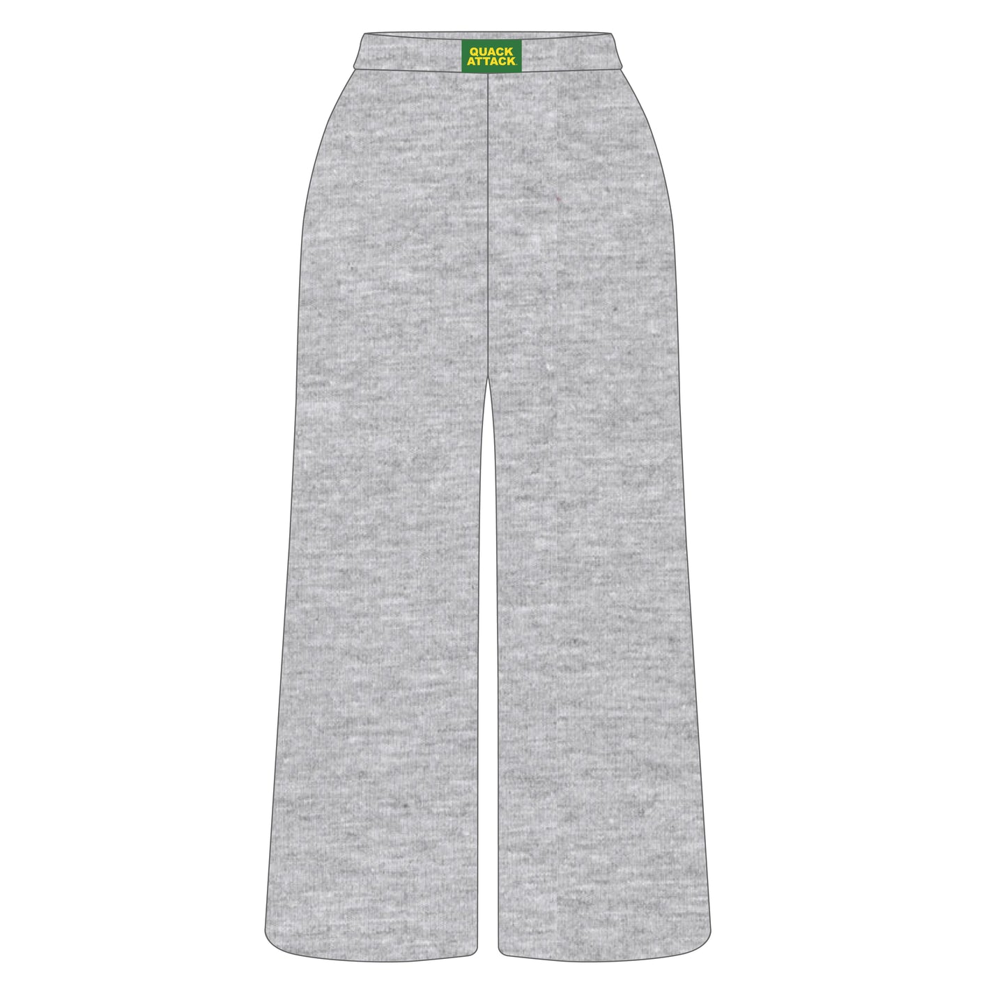 The Ava Airy Pants Quack Attack Woven Label | Heather Grey