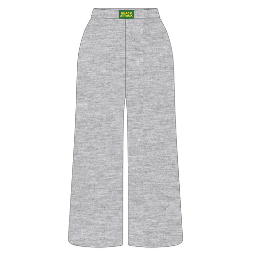 The Ava Airy Pants Quack Attack Woven Label | Heather Grey