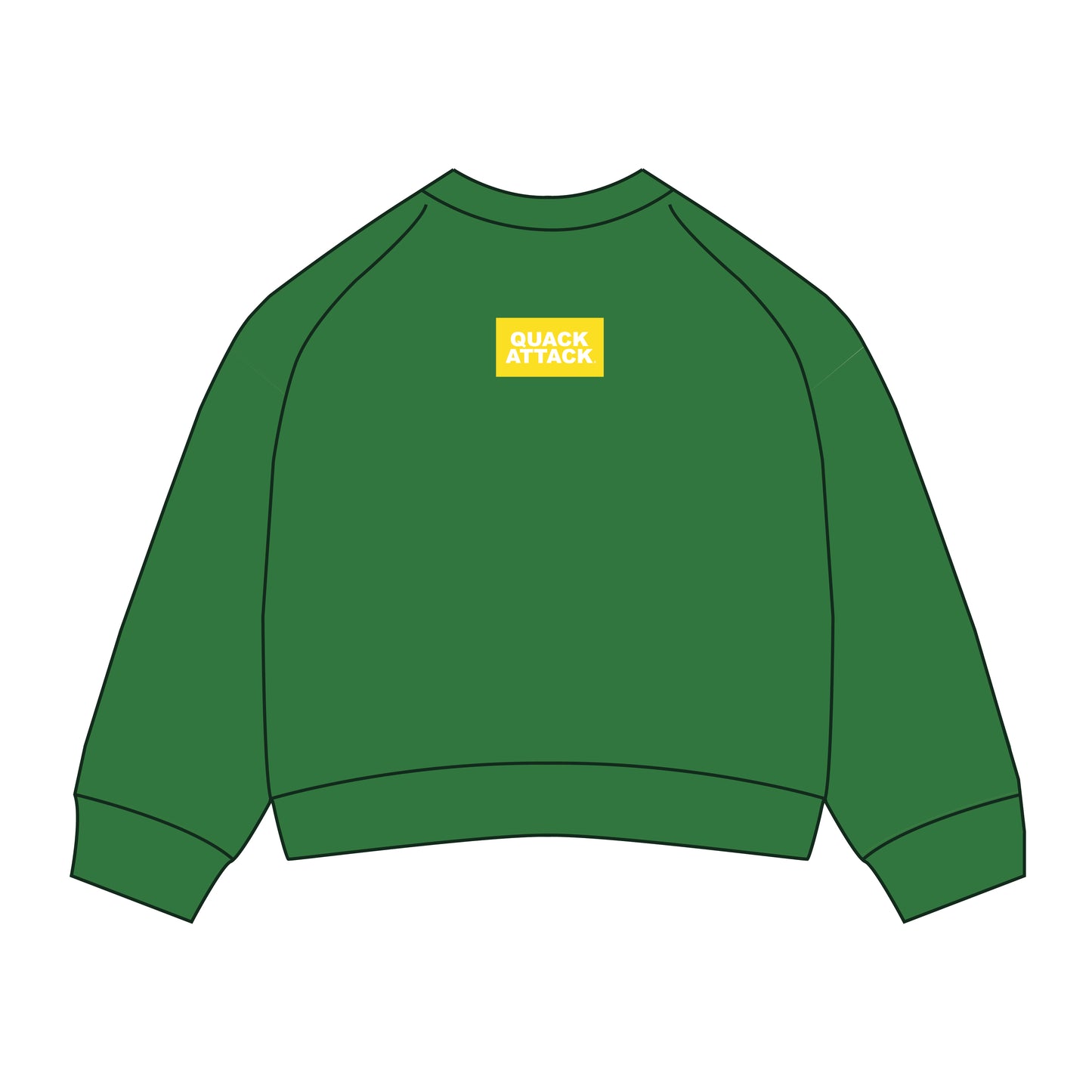 The Ava Airy Crewneck Oregon Quack Attack | Kelly Green