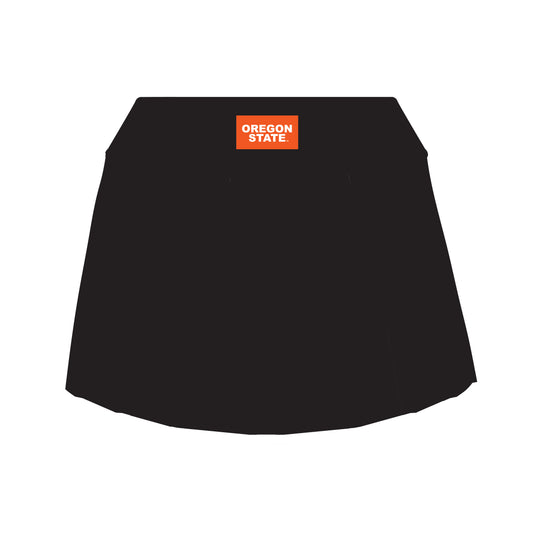 The Alli Tennis Skort Beaver Fever Woven Label | Black