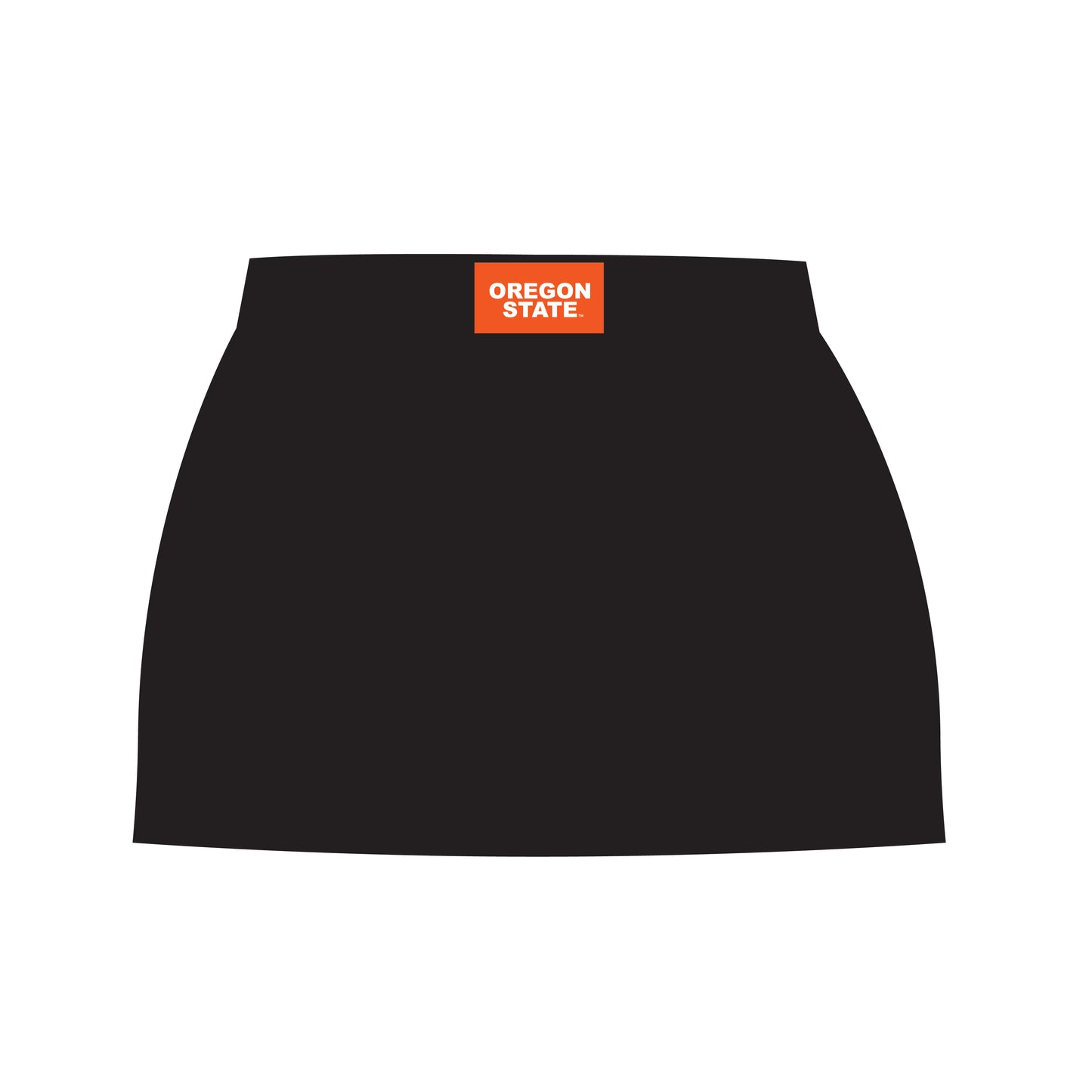 The Hayden High Waisted Skort Beaver Fever Woven Label | Black