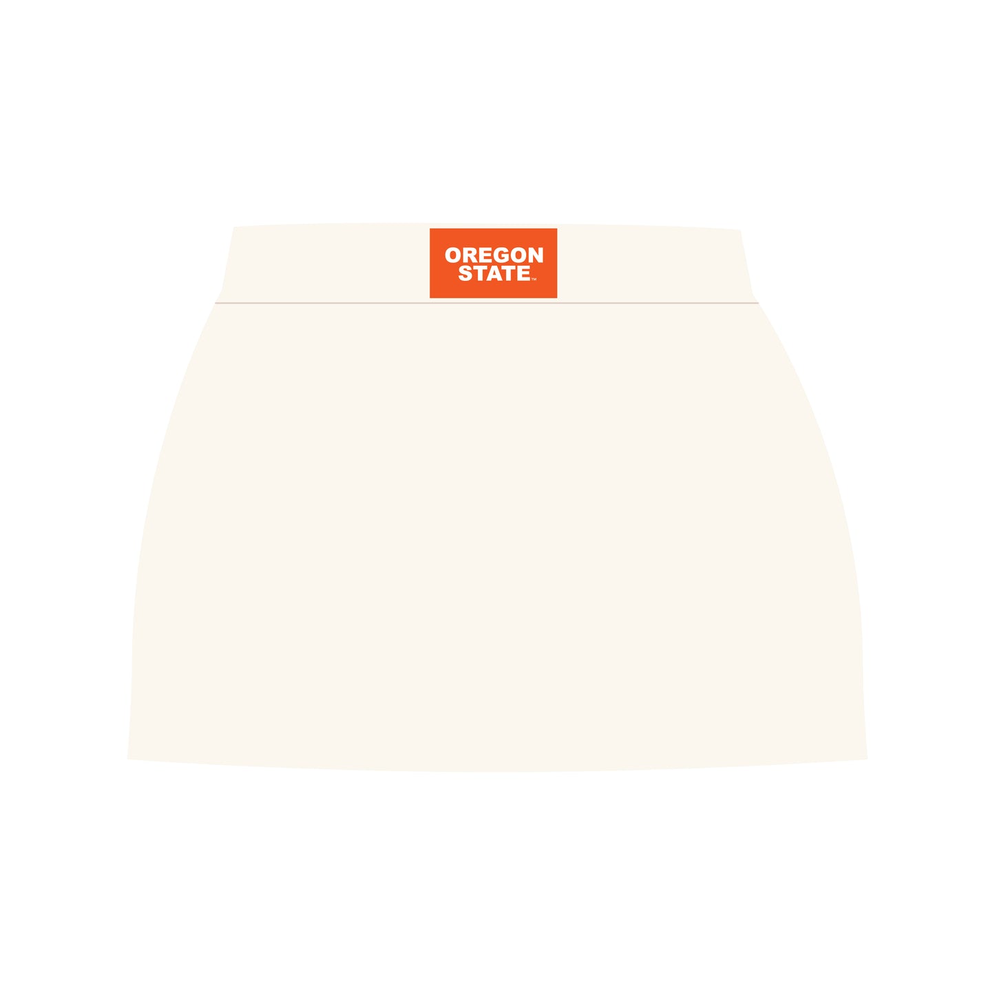 The Hayden High Waisted Skort Beaver Fever Woven Label | Bone