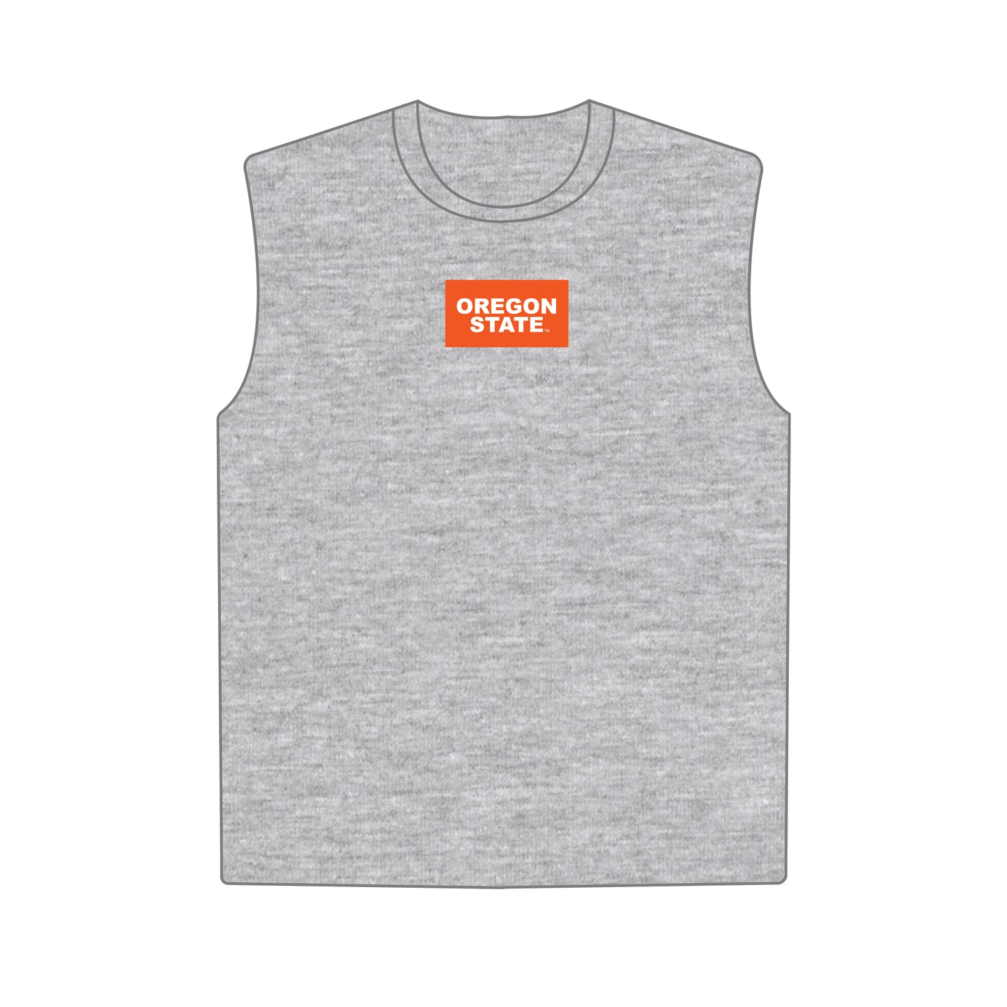 The Anna Active Tank Beaver Fever Woven Label | Heather Grey