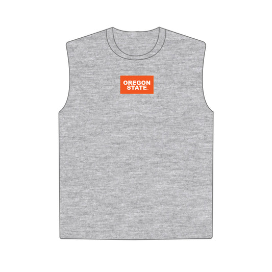 The Anna Active Tank Beaver Fever Woven Label | Heather Grey