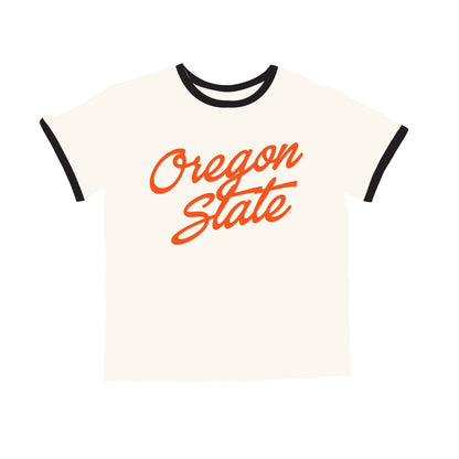 The Roxy Ringer Tee Oregon State | Youth Bone