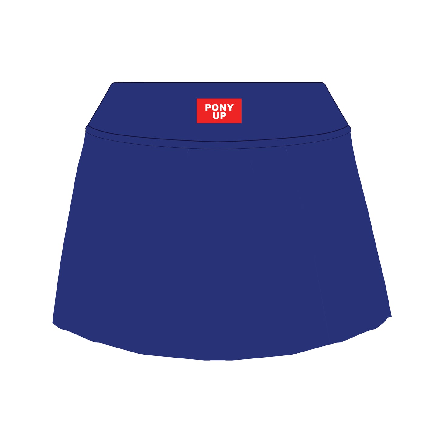 The Alli Tennis Skort Pony Up Woven Label | Royal Blue