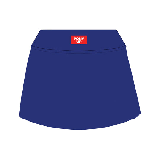 The Alli Tennis Skort Pony Up Woven Label | Royal Blue