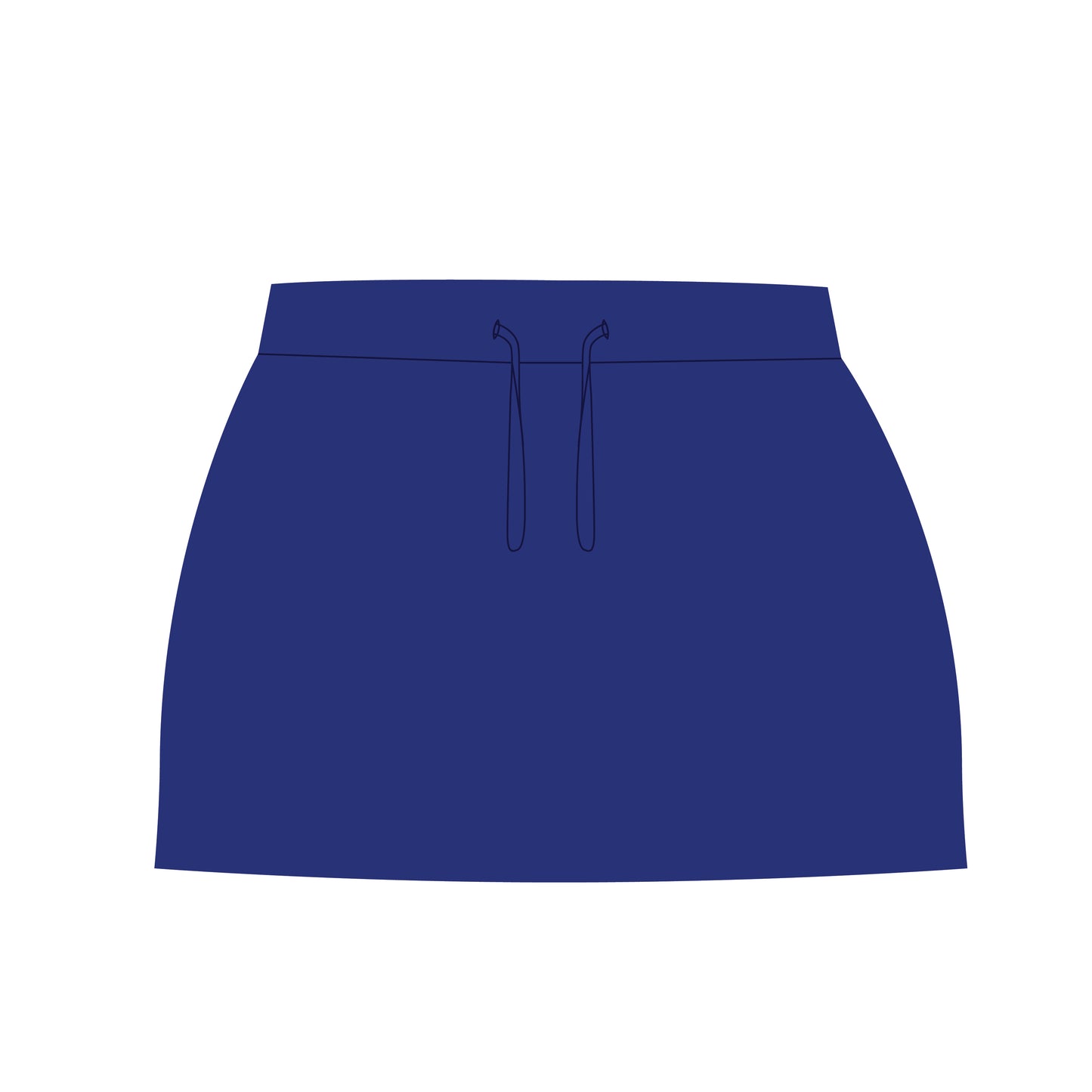 The Anna Active Skort Pony Up Woven Label | Royal Blue