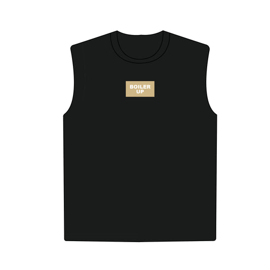 The Anna Active Tank Boiler Up Woven Label | Black