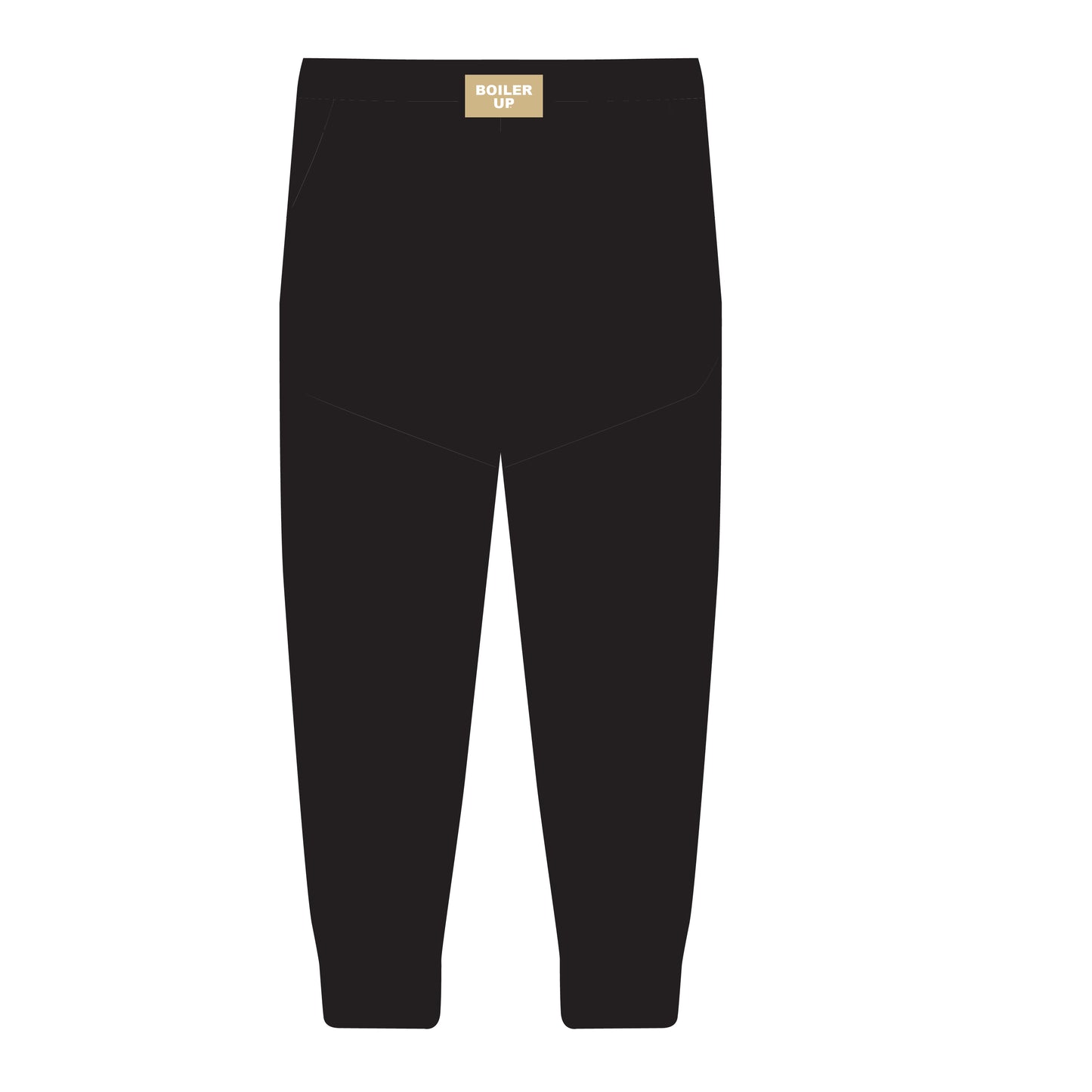 The Becca Joggers Boiler Up Woven Label | Black