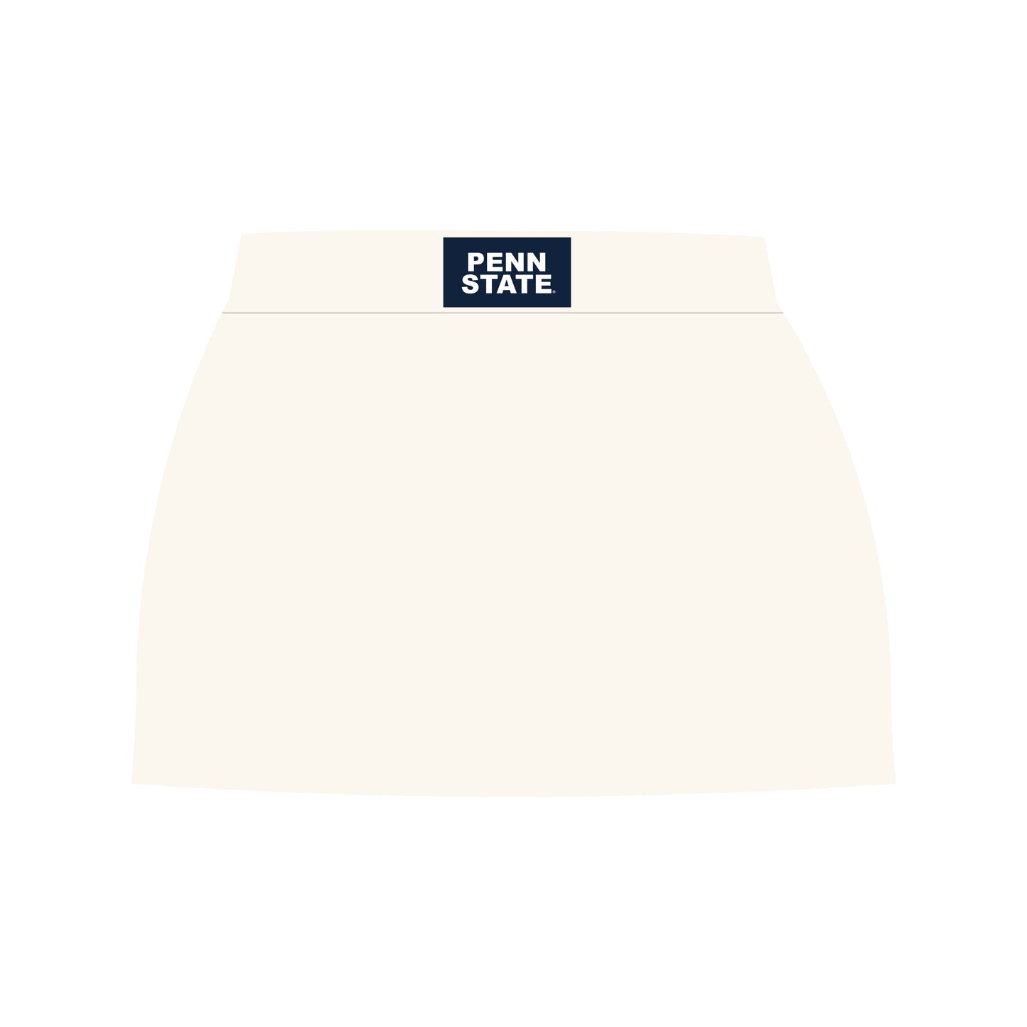 The Hayden High Waisted Skort Penn State Woven Label | Youth Bone