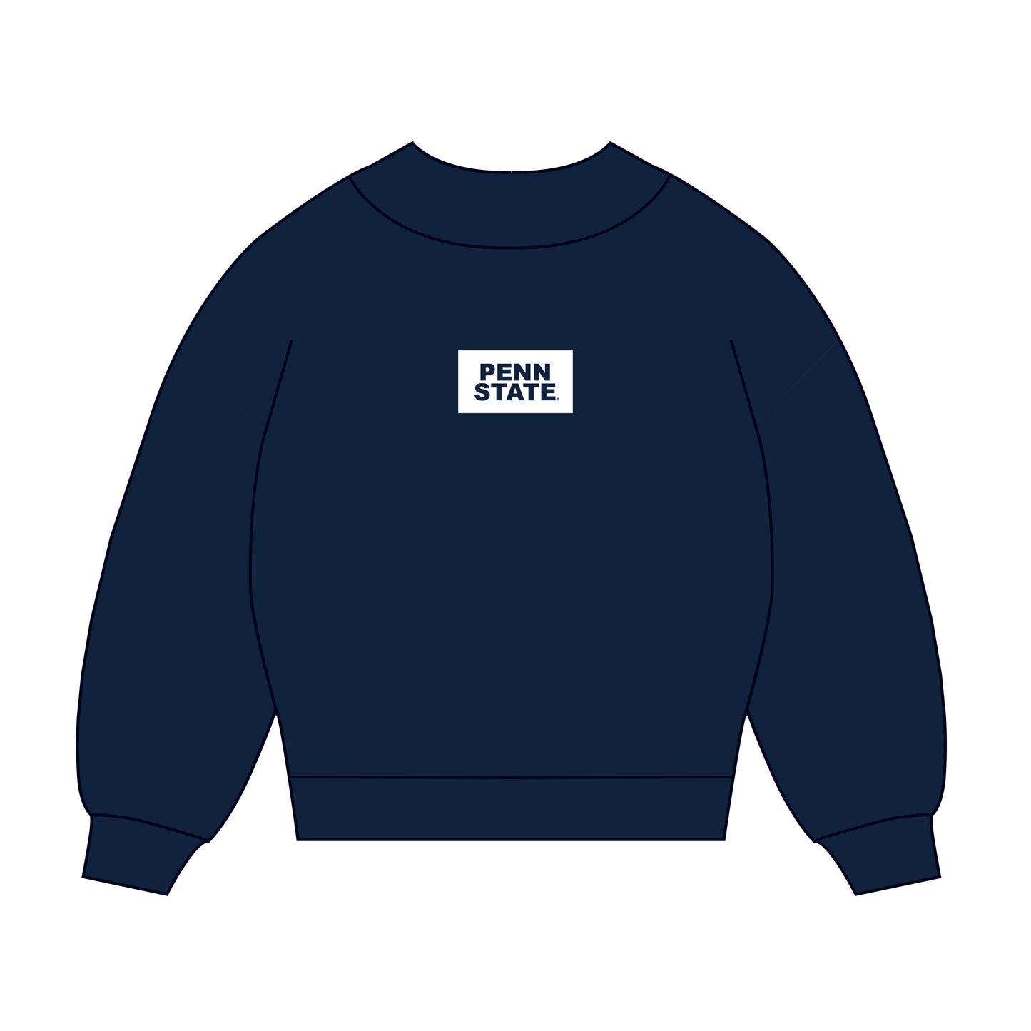 The Mary Mockneck Penn State Woven Label | Youth Navy