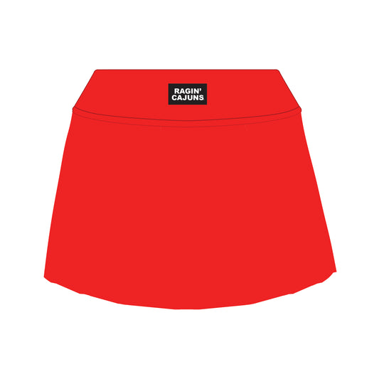 The Alli Tennis Skort Ragin' Cajuns Woven Label | Red