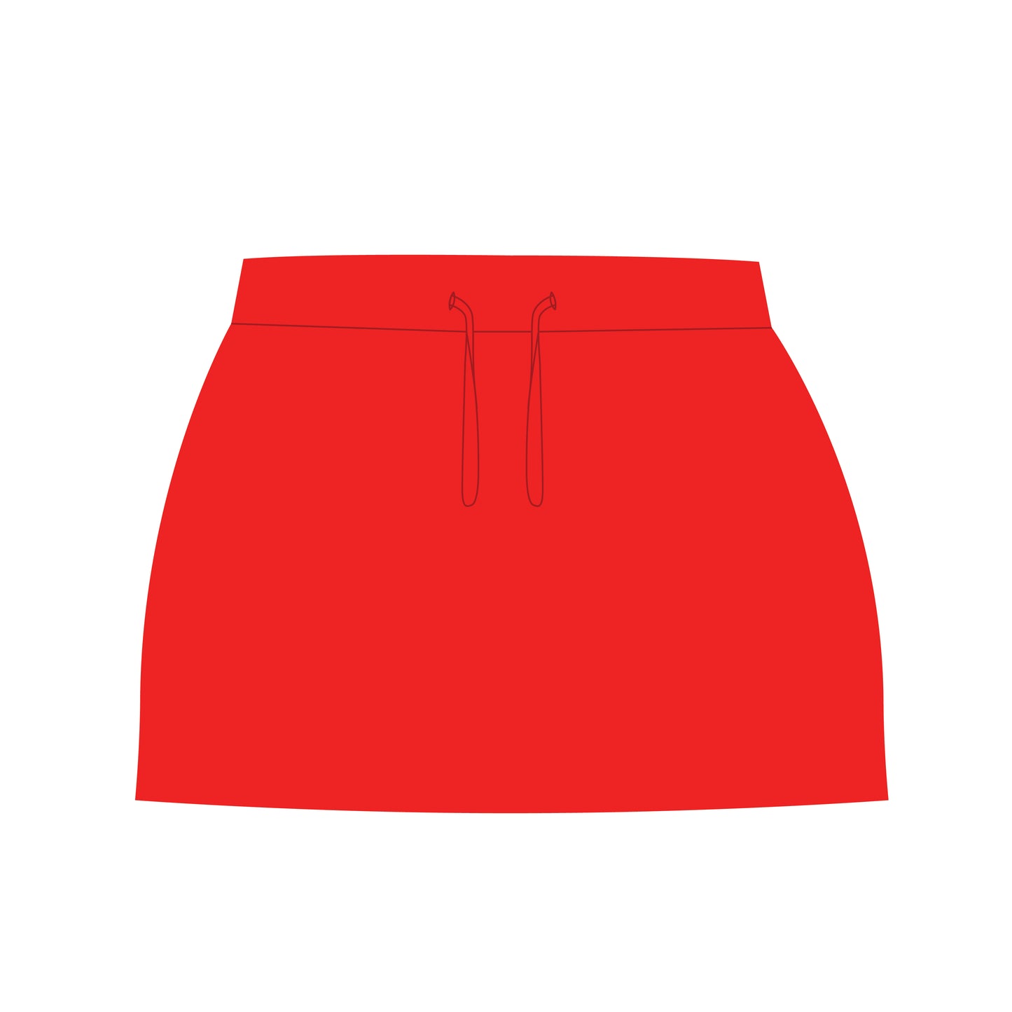 The Anna Active Skort Ragin' Cajuns Woven Label | Red