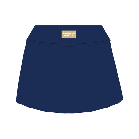 The Alli Tennis Skort Ramblin' Wreck Woven Label | Navy