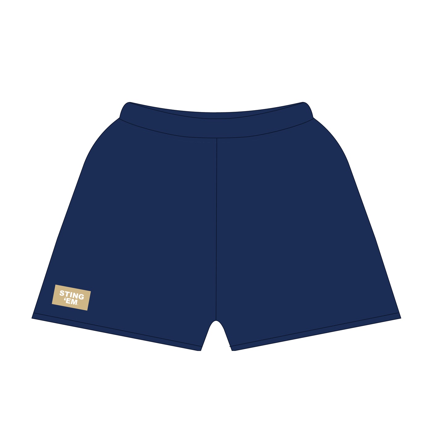 The Becca Shorts Sting 'Em Woven Label | Youth Navy